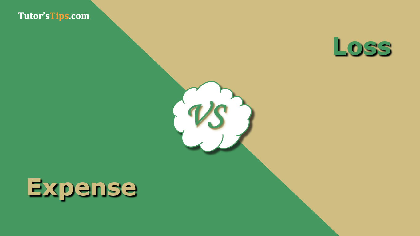 Difference Between Loss and Expense