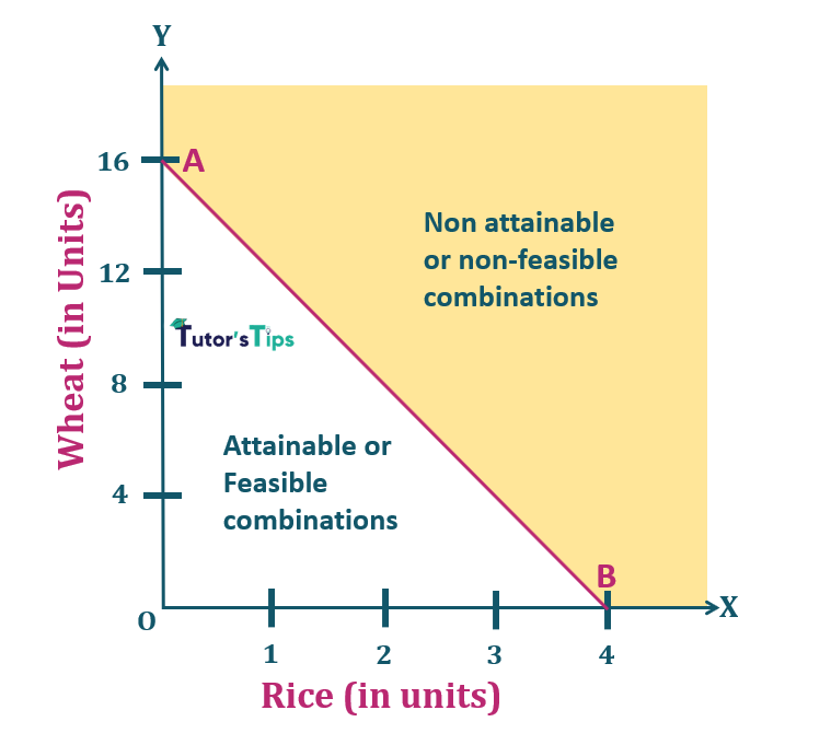 4.Non feasible combinations-Properties of Budget Line