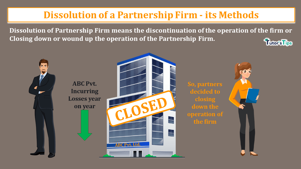 Dissolution of a Partnership Firm - its Methods