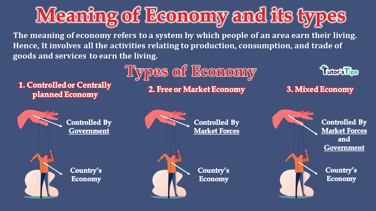 Meaning of Economy and its types