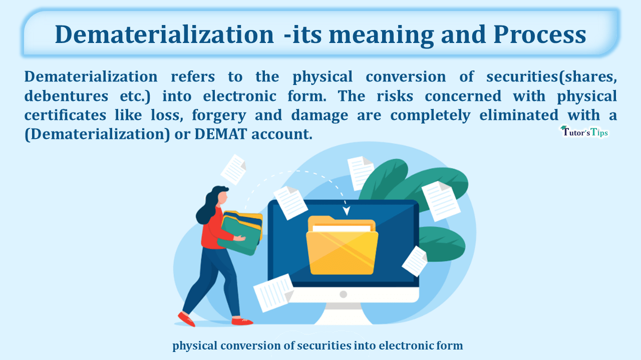 Dematerialization -it's meaning and Process