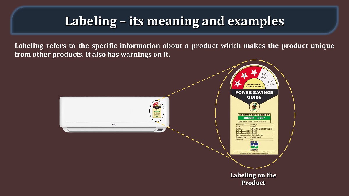 What is labeling?-its meaning and examples