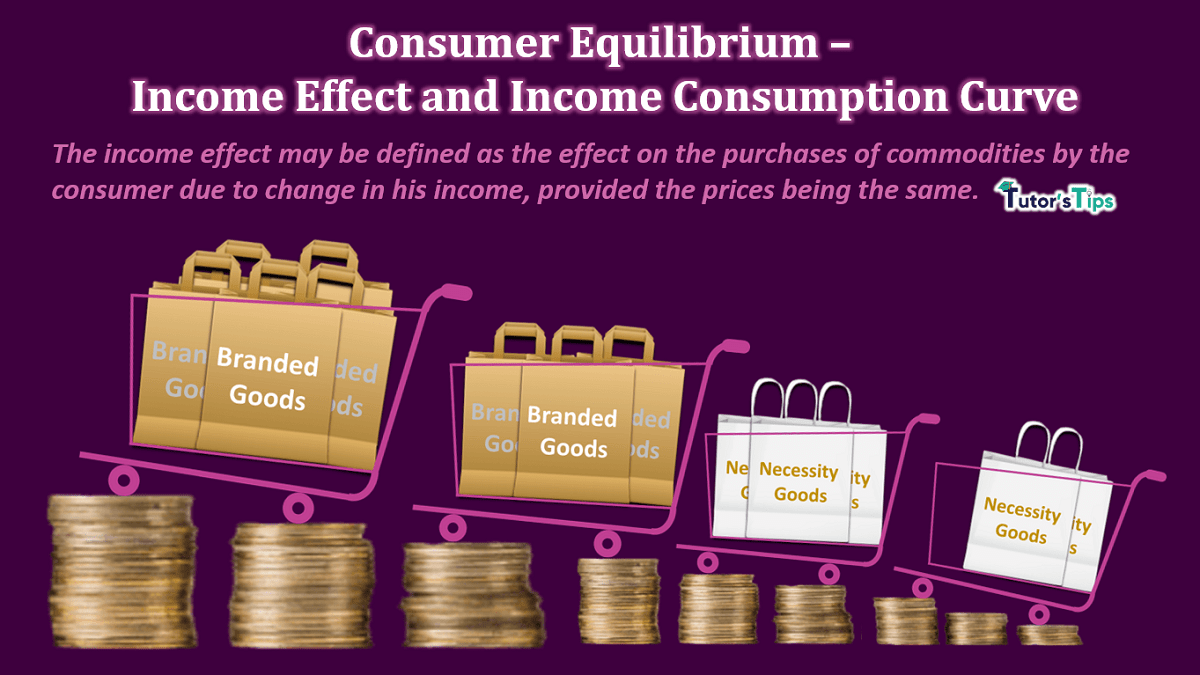 Consumer Equilibrium - Income Effect and Income Consumption Curve - In Hindi