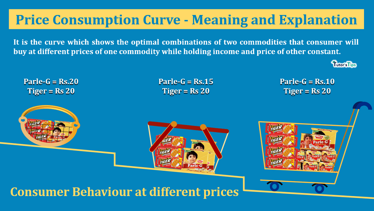 Price Consumption Curve - Meaning and Explanation - In Hindi