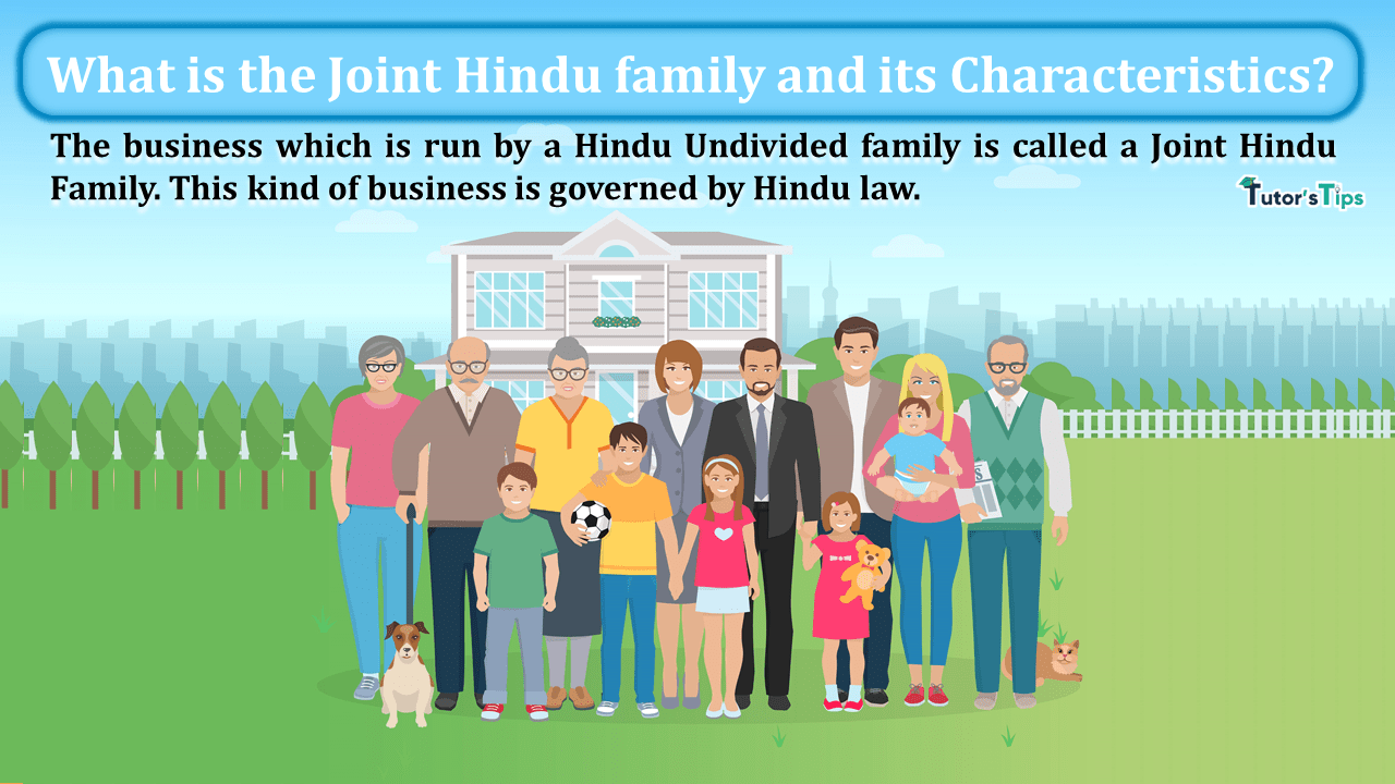 What is Joint Hindu Family Business and its Characteristics - In Hindi