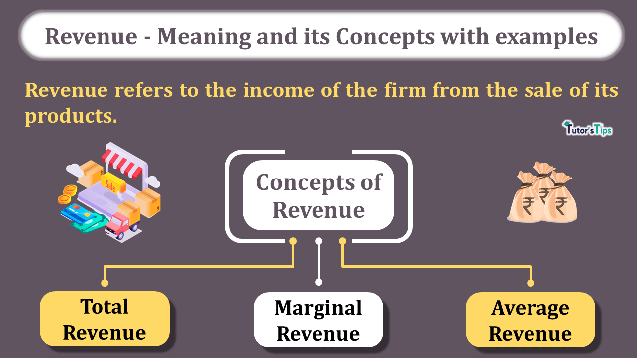 Meaning of Revenue and its Concepts with examples - In Hindi