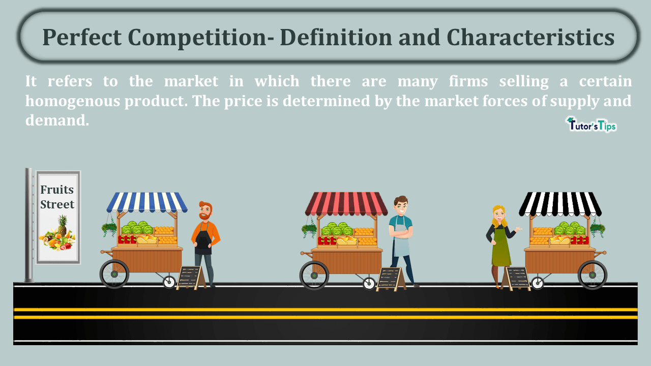 Perfect Competition- Definition and Characteristics - In Hindi