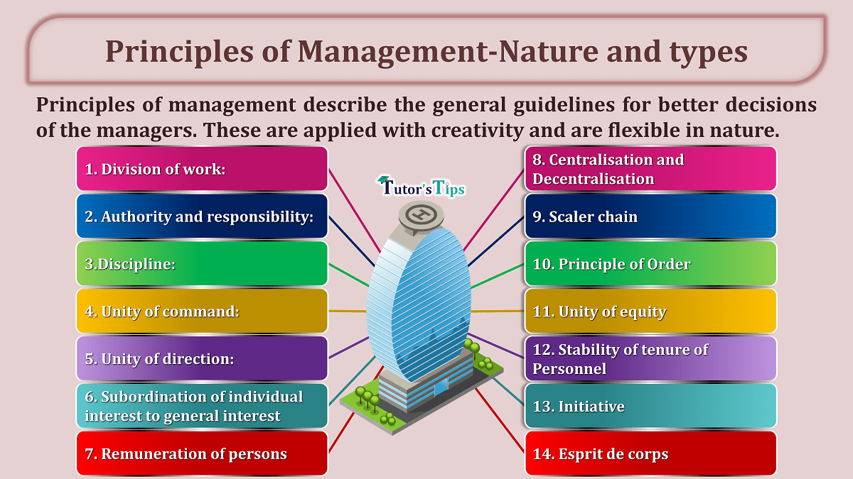 Principles of Management-Nature and types - In Hindi