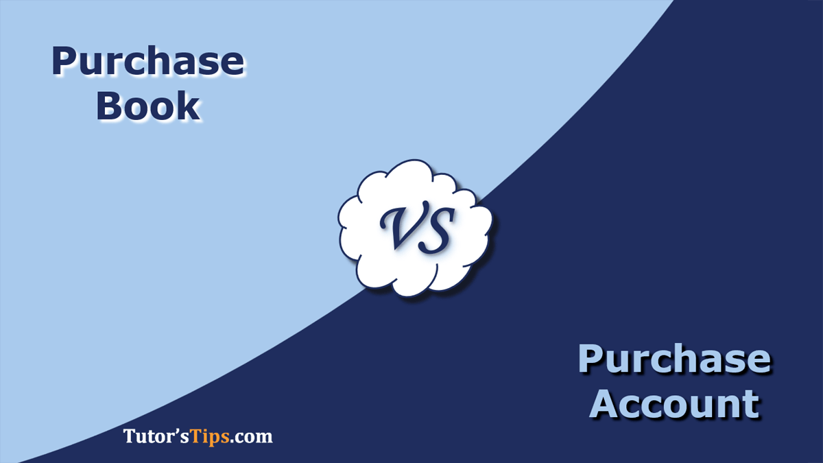 7 Important Difference Between Purchase Book and Purchase Account - In Hindi
