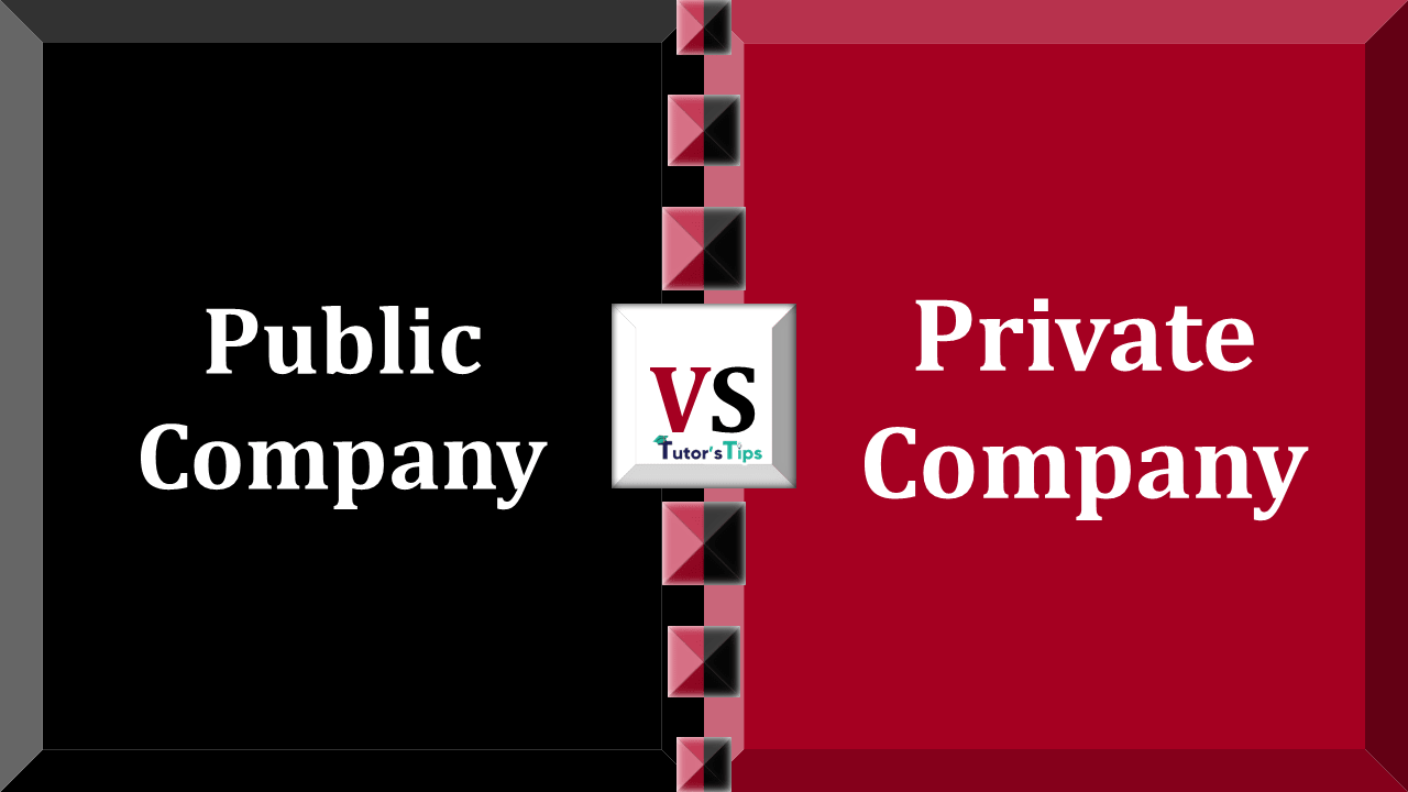 9 Easy Difference between Public Company and Private Company - In Hindi