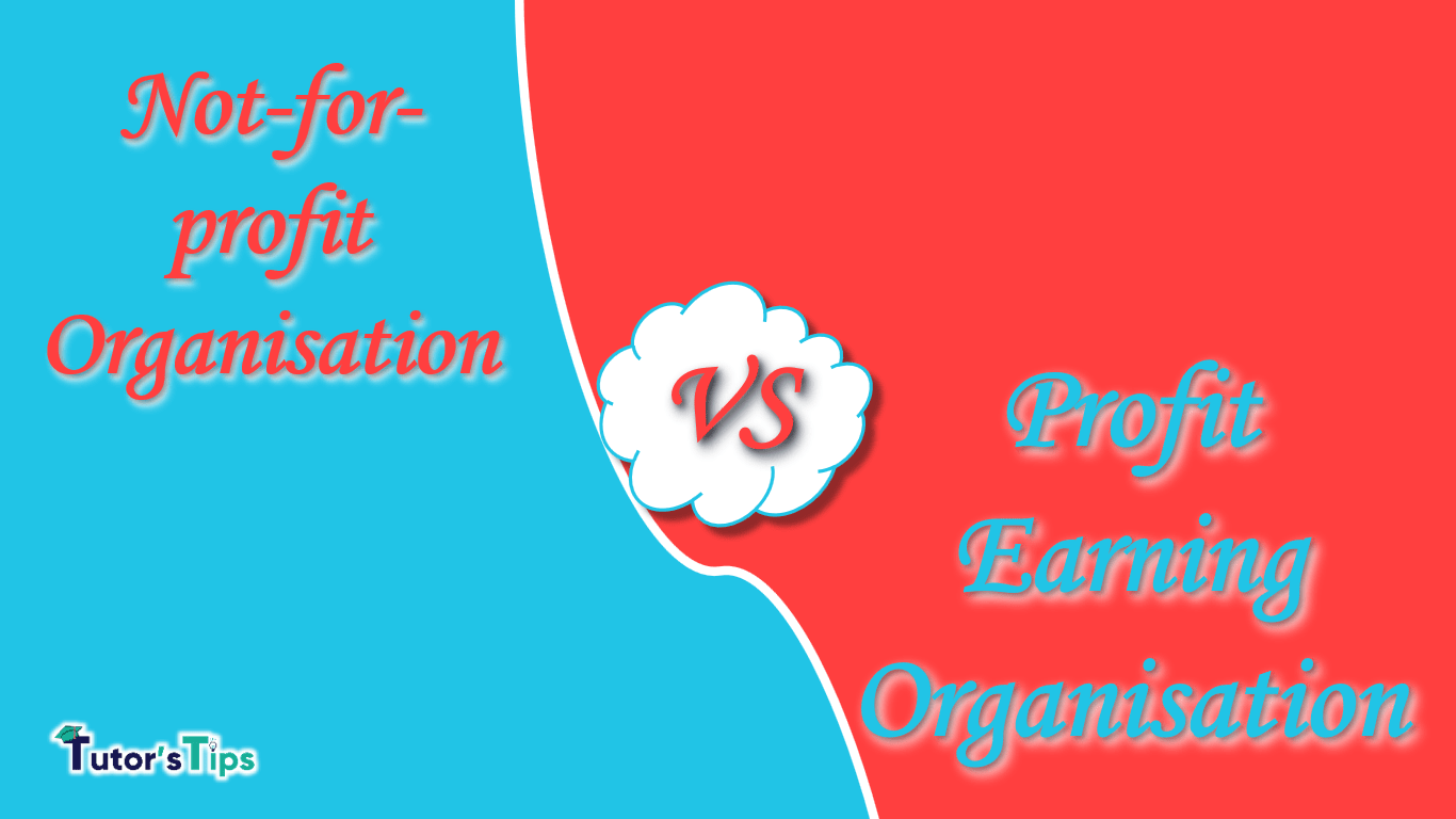 6 Main Difference between Non-profit and profit Organisation - In Hindi