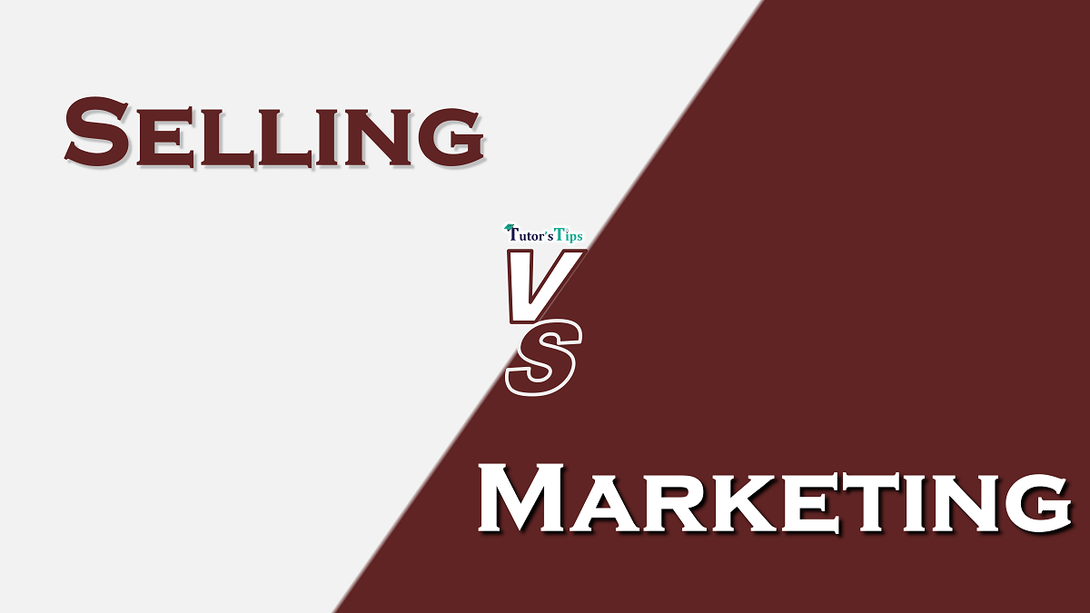 6 Important Differences between Selling and Marketing - In Hindi