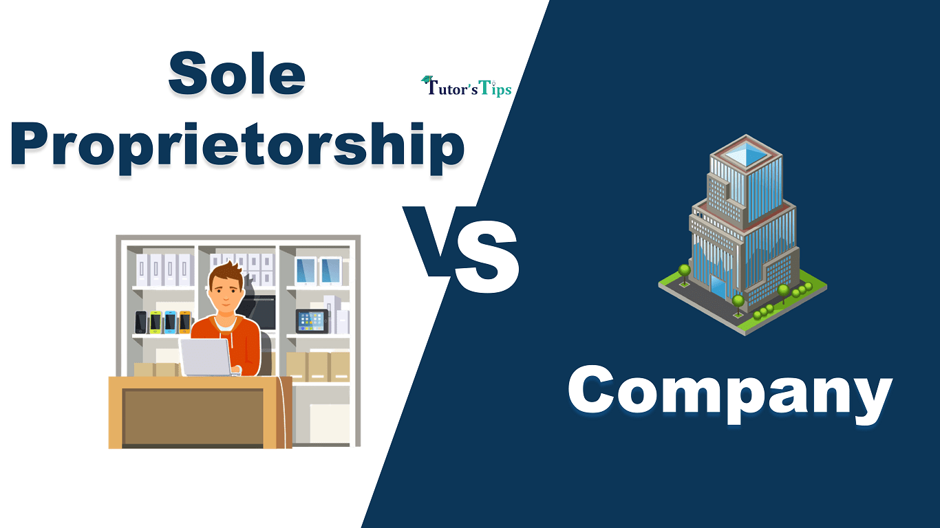 11 Easy Differences between Company and Sole Proprietorship - In Hindi