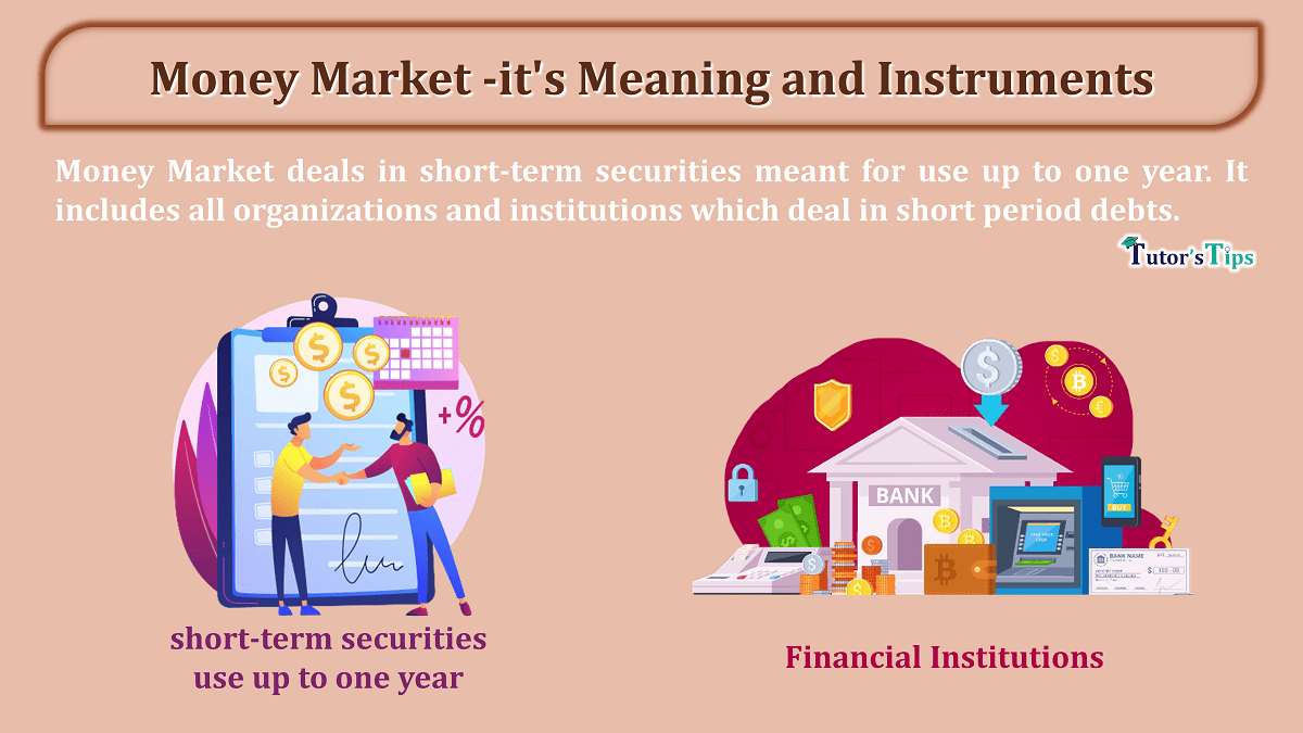 Money Market -it's Meaning and 5 Instruments - In Hindi